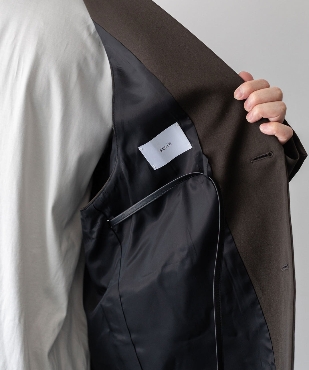 【stein】OVERSIZED LAPELED COMBINATION JACKET - MILITARY KHAKI シュタイン23aw sessionセッション福岡セレクトショップ 公式通販サイト