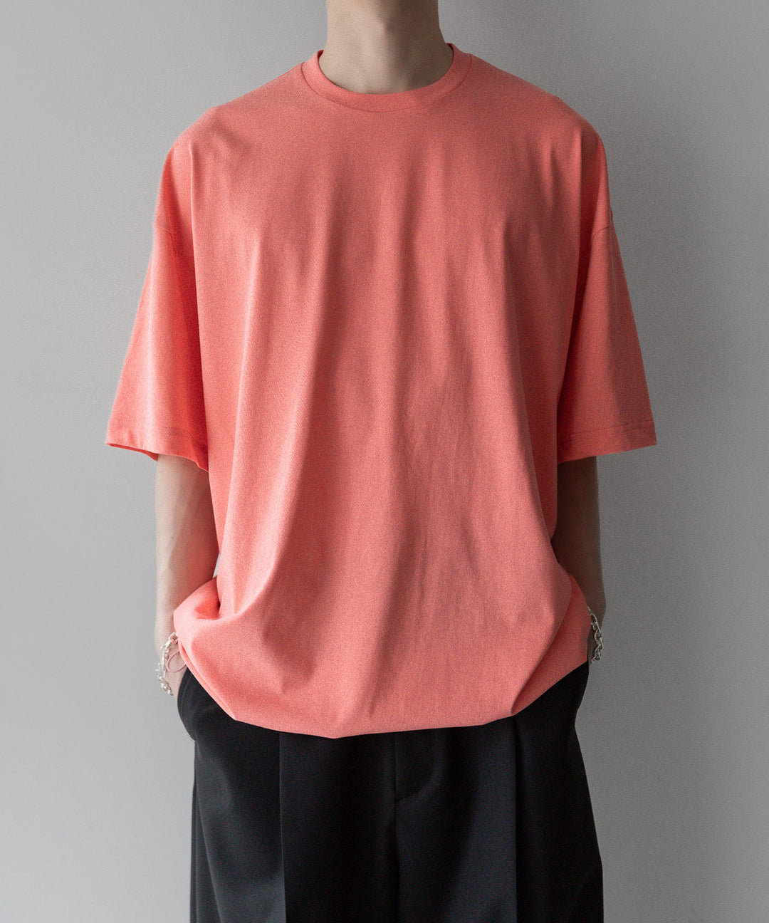 【KANEMASA PHIL.】カネマサフィルのEXCLUSIVE - 36G HIGH TWIST BALLOON TEE - SALMONPINKの公式通販サイトsession福岡セレクトショップ