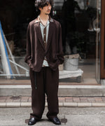画像をギャラリービューアに読み込む, UJOH - ウジョーのWIDE 2 TUCK PNTのCHOCOLATE公式通販サイトsession福岡セレクトショップ
