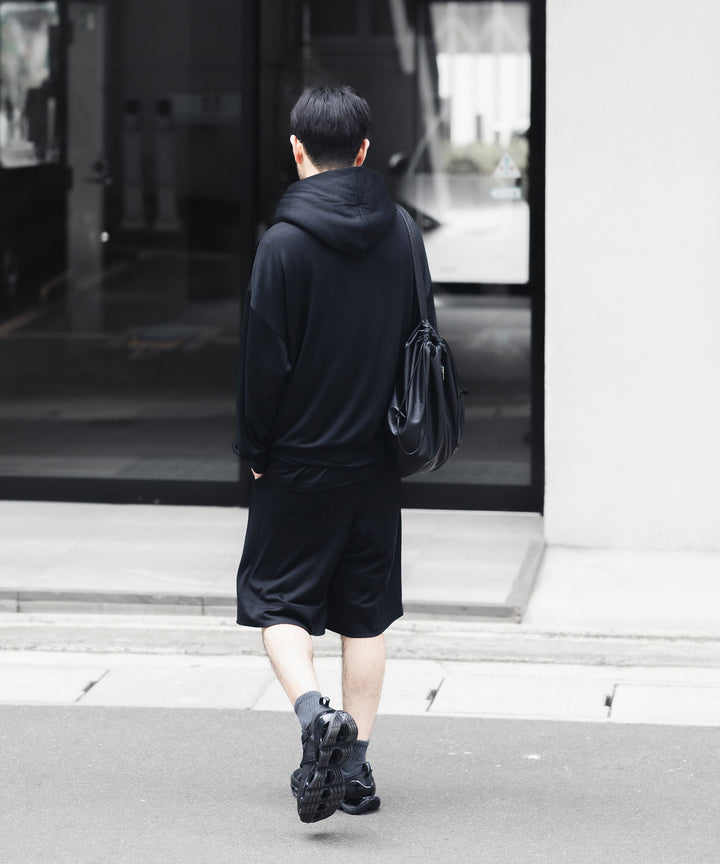WWW WRAPINKNOT wool wearのWIDE SHORTSのBLACK 公式通販サイトsession福岡セレクトショップ