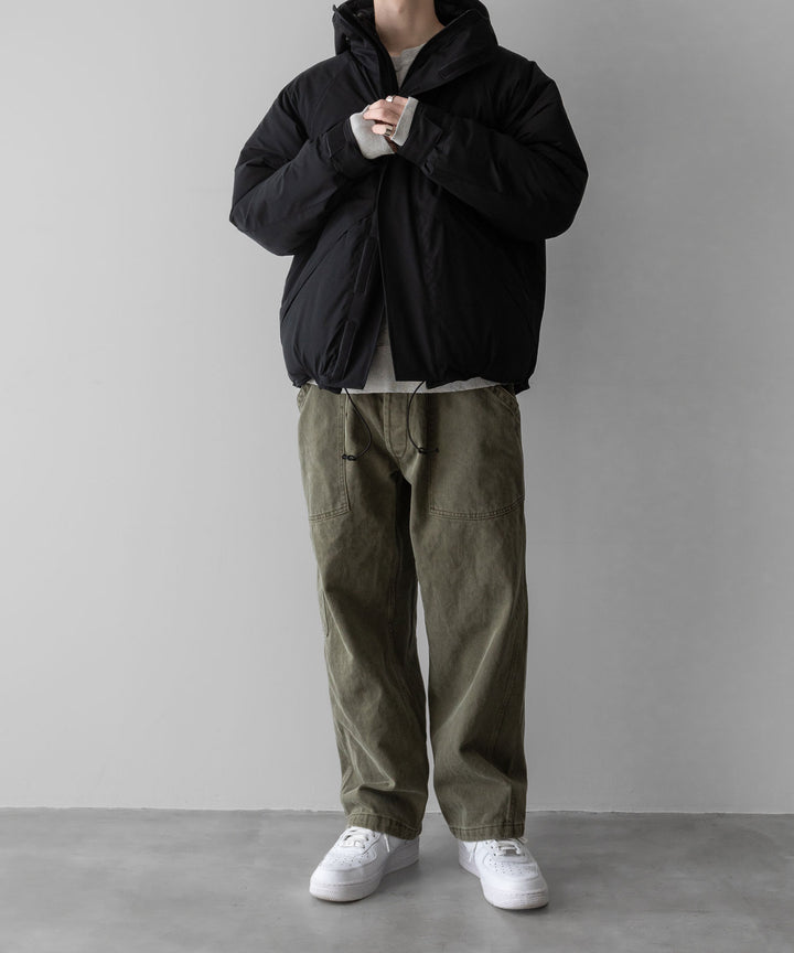 INTÉRIM(インテリム)のUSED WASHED HEAVY PIMA TWILL FRENCH AIR FORCE MECHANIC PANTS - U.OLIVEの公式通販サイトsession福岡セレクトショップ