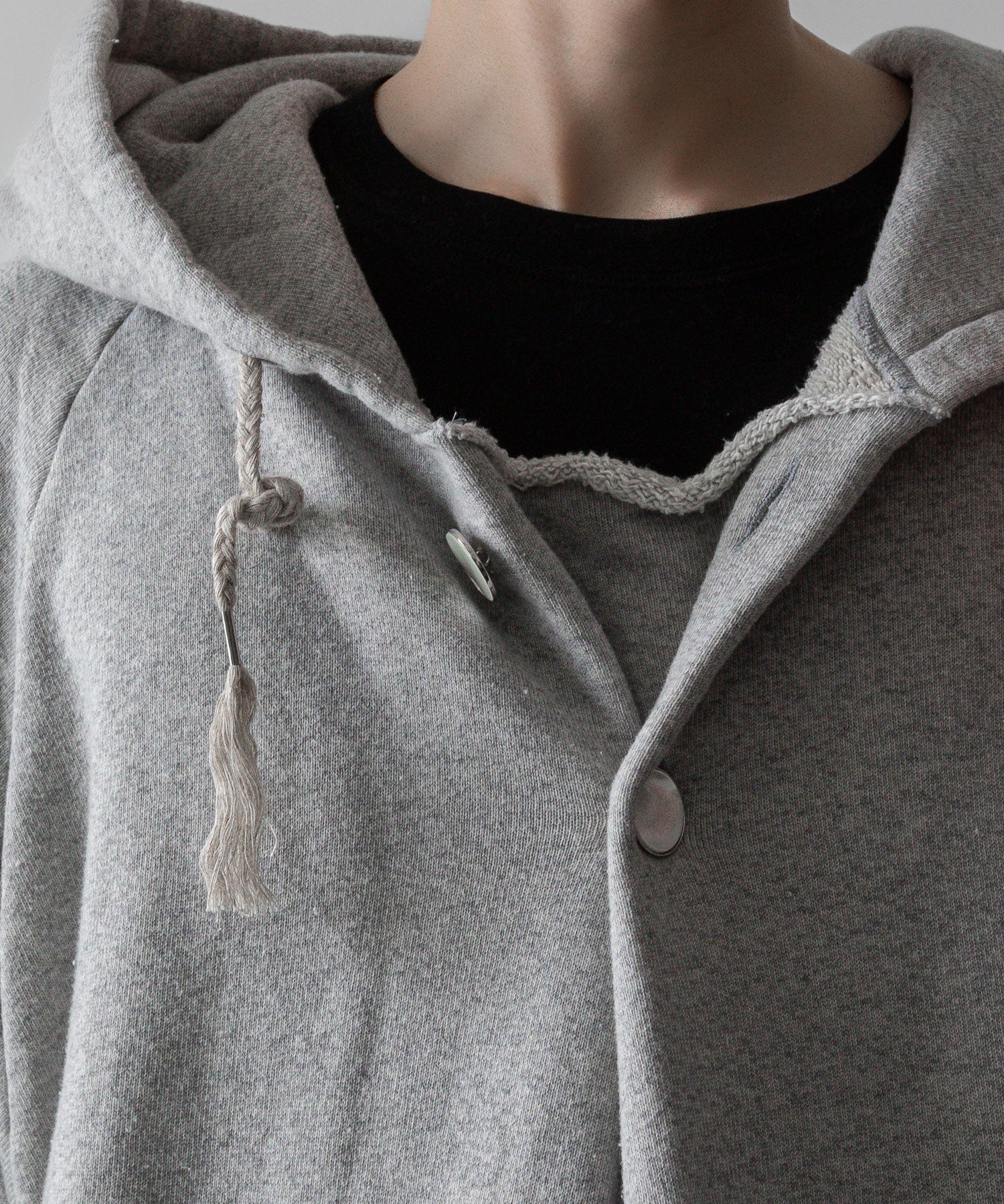 Fujimoto フジモトのSPRAYED DEEP TUCK HOODIE "OID FABRIC" - GRAYの公式通販サイトsession福岡セレクトショップ