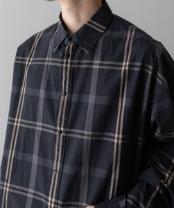 NEITHERS ネイダースのPHOTOGRAPHER L/S SHIRT - CHARCOAL GREY CHECKの公式通販サイトsession福岡セレクトショップ