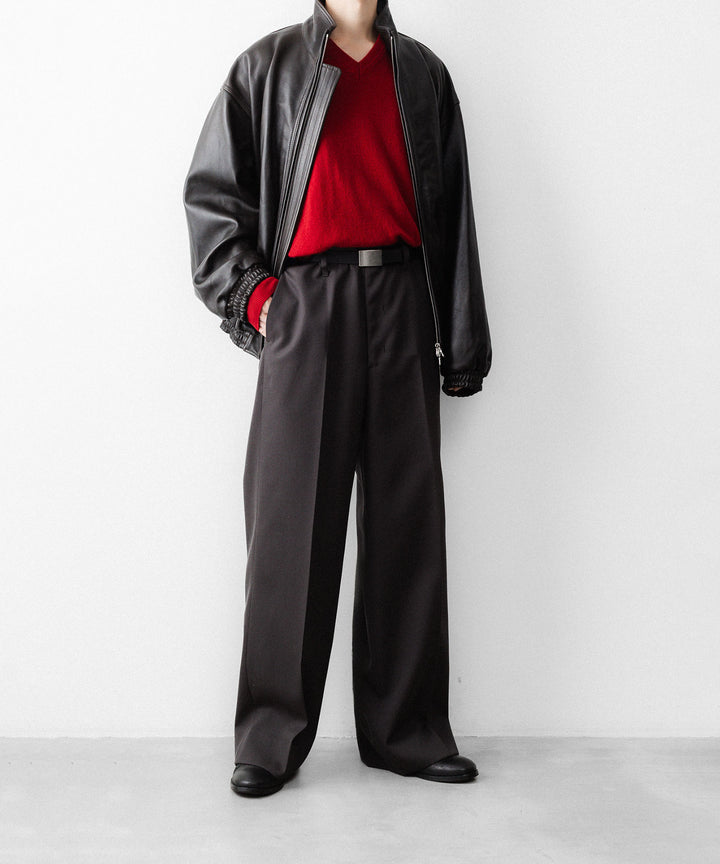 SUBLATIONS サブレーションズのCASHMERE V-NECK KNITのRED 公式通販サイトsession福岡セレクトショップ