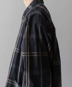 NEITHERS ネイダースのPHOTOGRAPHER L/S SHIRT - CHARCOAL GREY CHECKの公式通販サイトsession福岡セレクトショップ