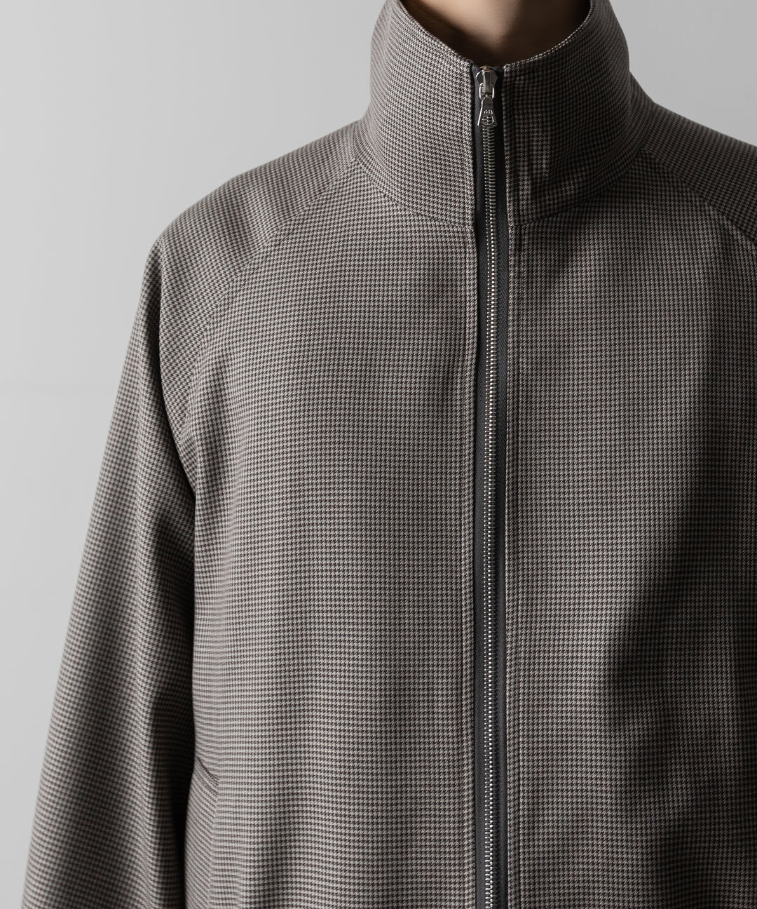 ssstein(シュタイン)のDOUBLE WEAVE HOUNDSTOOTH ZIP UP SHORT JACKET - HOUNDSTOOTHの公式通販サイトsession福岡セレクトショップ