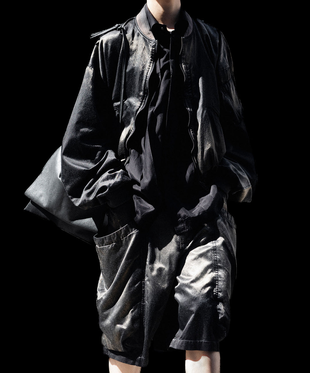 【SUBLATIONS】RUSTY SATIN GARDEN SHORT PANTS - BLACK公式通販サイトsession福岡セレクトショップ