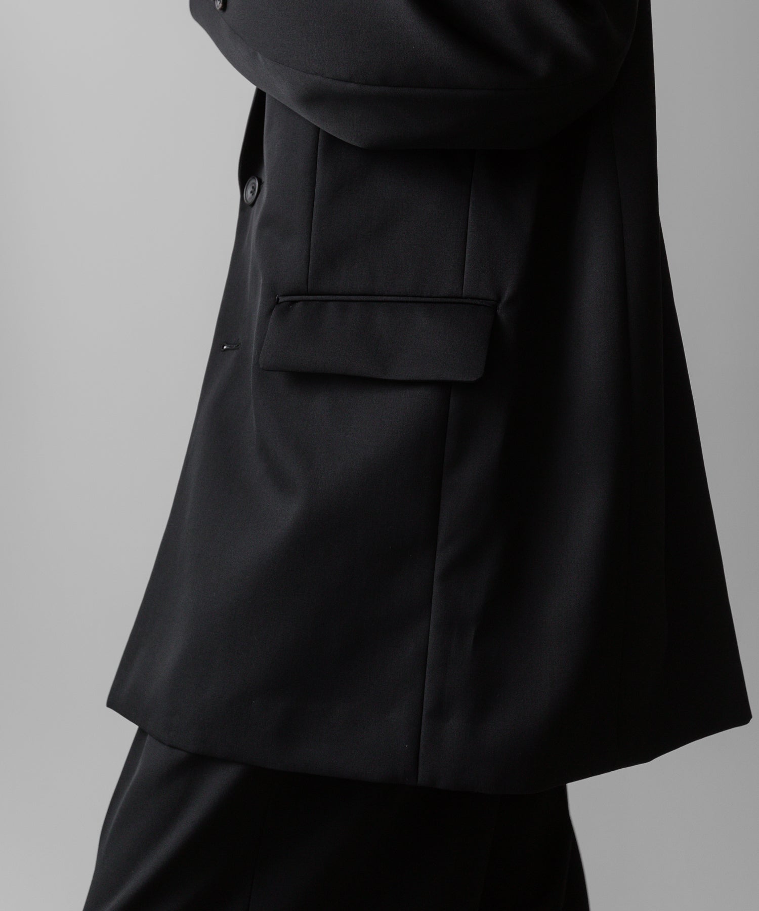 ssstein(シュタイン)の24AWコレクション OVERSIZED SINGLE BREASTED LONG JACKET - BLACK 公式通販サイトsession福岡セレクトショップ