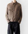【OPPOSE DUALITY】6 POCKET PANEL WOOL JACKET - BEIGE