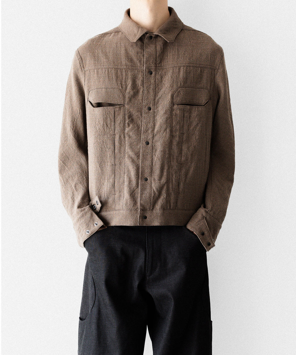 OPPOSE DUALITY オポーズデュアリティの６POCKET PANEL WOOL JACKETのBEIGE公式通販サイトsession福岡セレクトショップ