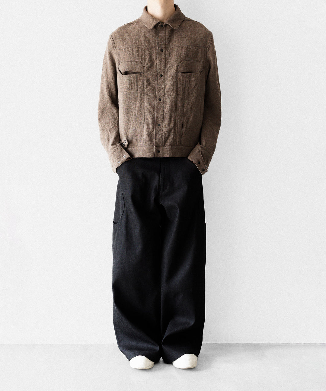 OPPOSE DUALITY オポーズデュアリティの６POCKET PANEL WOOL JACKETのBEIGE公式通販サイトsession福岡セレクトショップ
