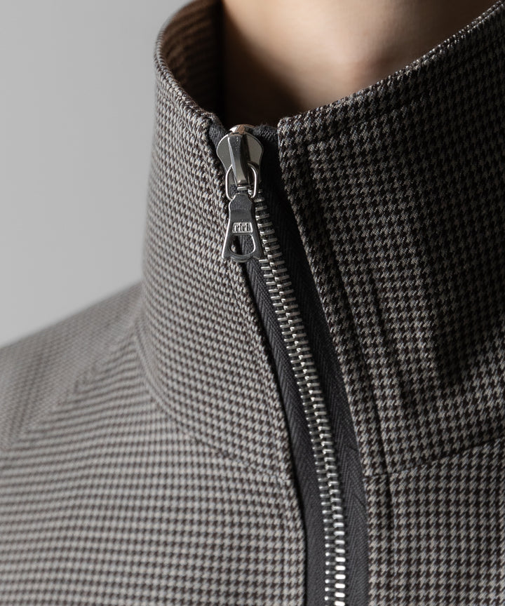 ssstein(シュタイン)のDOUBLE WEAVE HOUNDSTOOTH ZIP UP SHORT JACKET - HOUNDSTOOTHの公式通販サイトsession福岡セレクトショップ