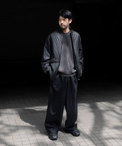 ssstein / シュタイン】DISCOLORATION RIB KNIT LS - GREY | 公式通販