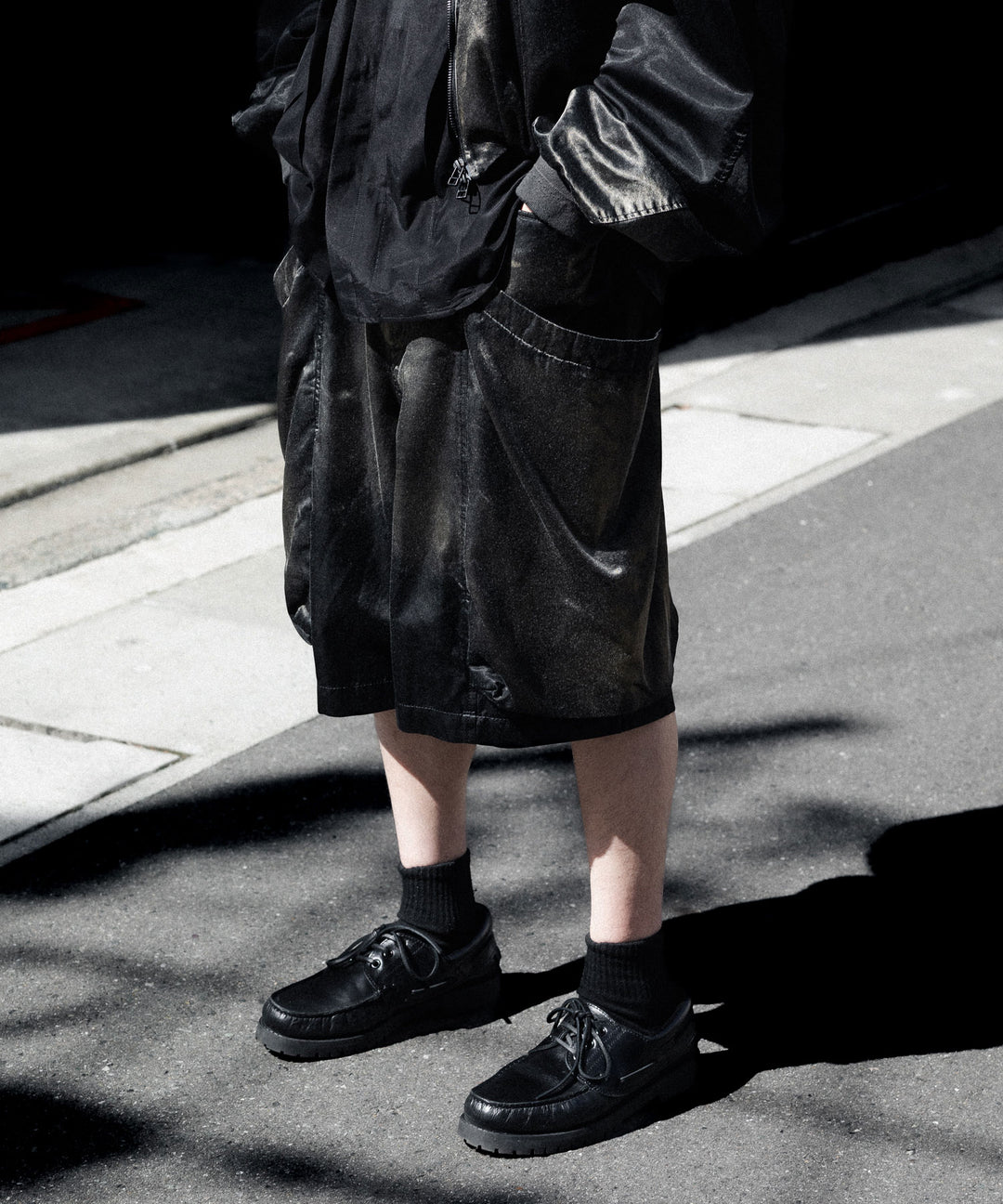 【SUBLATIONS】RUSTY SATIN GARDEN SHORT PANTS - BLACK公式通販サイトsession福岡セレクトショップ