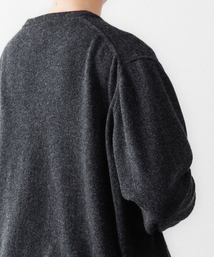 SUBLATIONS サブレーションズのCASHMERE V-NECK KNITのCHARCOAL 公式通販サイトsession福岡セレクトショップ