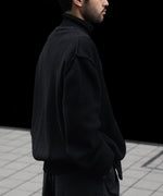 画像をギャラリービューアに読み込む, ANTHEM A アンセムエー BULKY WOOL KNIT ZIP BLOUSONのBLACK 公式通販サイトsession福岡セレクトショップ
