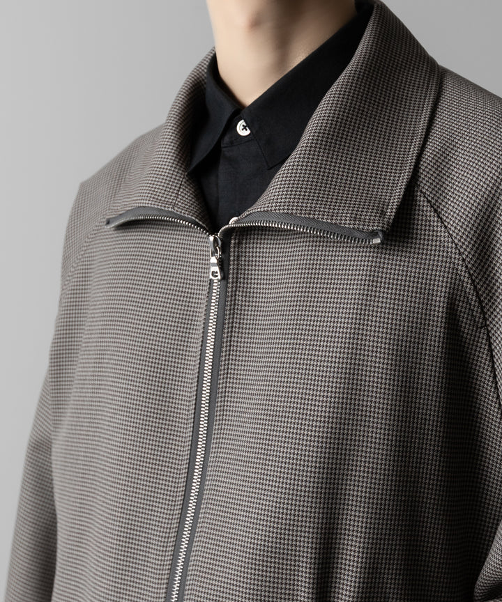 ssstein(シュタイン)のDOUBLE WEAVE HOUNDSTOOTH ZIP UP SHORT JACKET - HOUNDSTOOTHの公式通販サイトsession福岡セレクトショップ