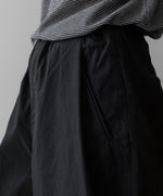 画像をギャラリービューアに読み込む, 【ANTHEM A】COTTON TWILL NO-BRAINER PANTS - BLACK
