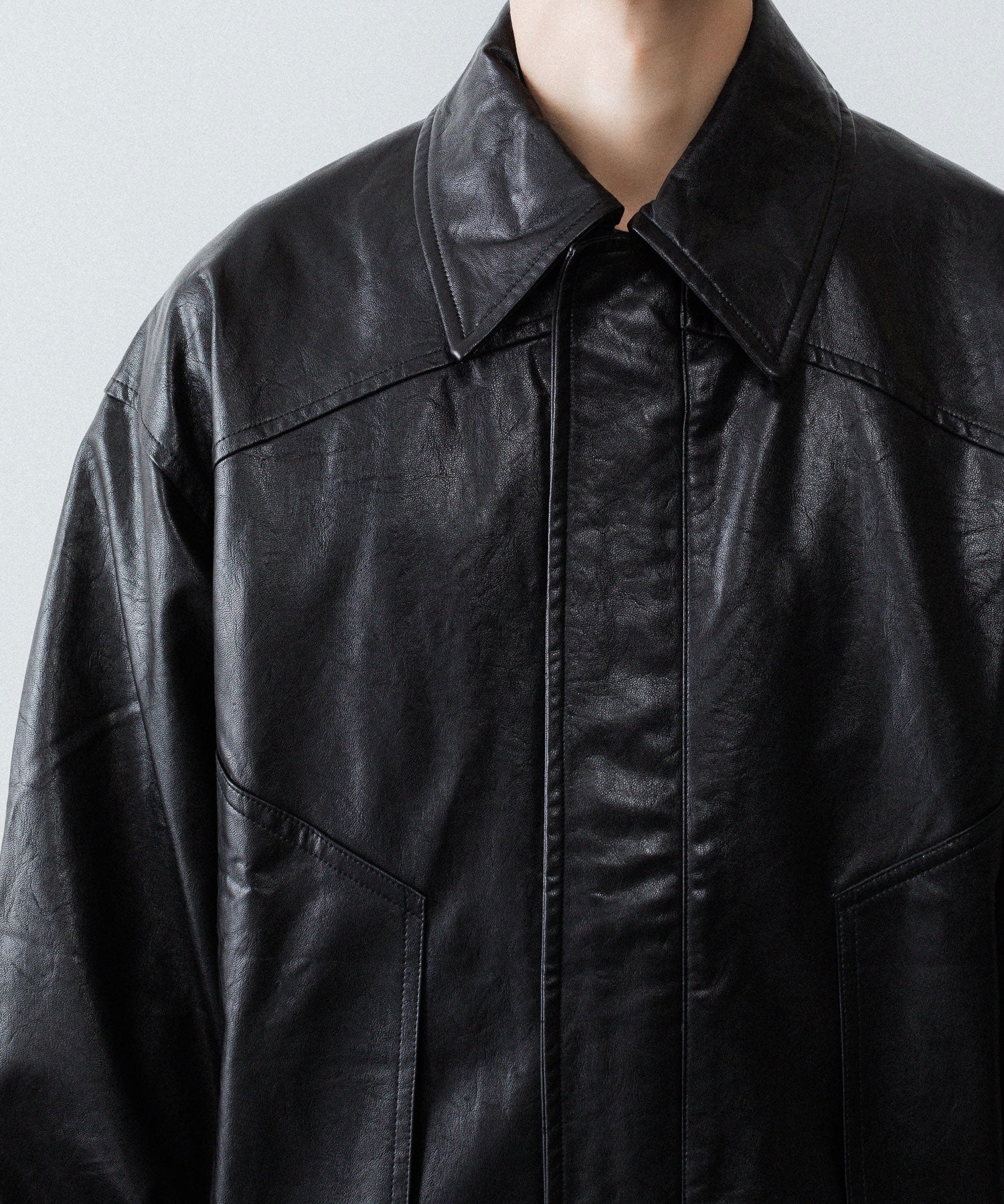 CODA -コーダのBLACK SYNTHETIC LEATHER CLUB JACKETのBLACK公式通販サイトsession福岡セレクトショップ