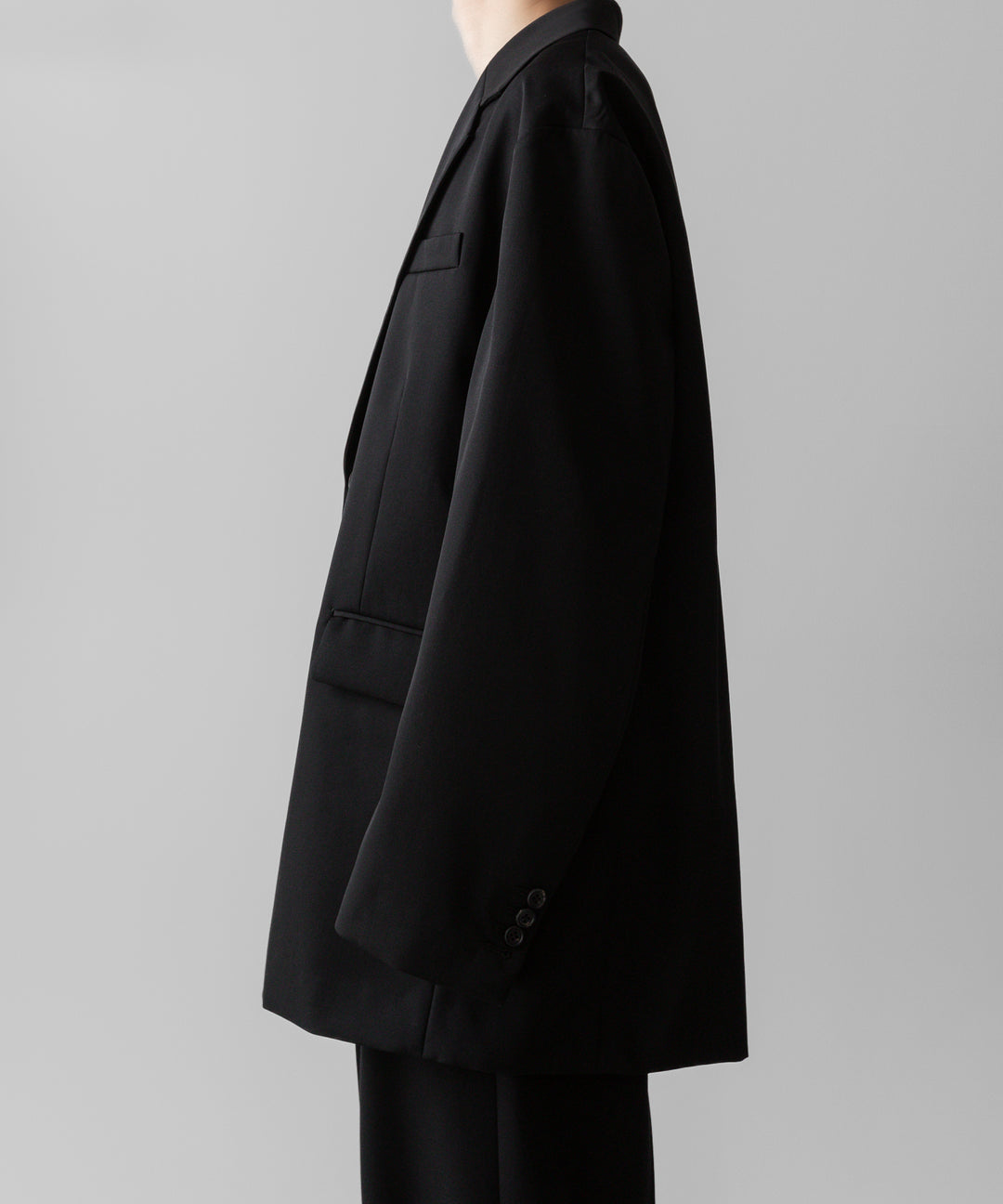 ssstein(シュタイン)の24AWコレクション OVERSIZED SINGLE BREASTED LONG JACKET - BLACK 公式通販サイトsession福岡セレクトショップ