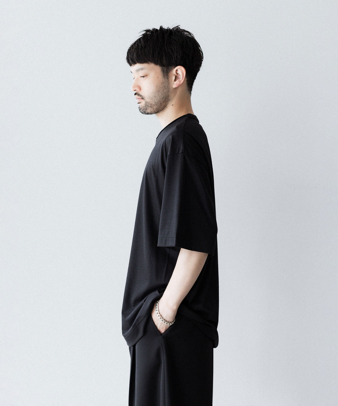 KANEMASA PHIL. カネマサフィル 36G WOOL S/S TEEのBLACK 公式通販サイトsession福岡セレクトショップ