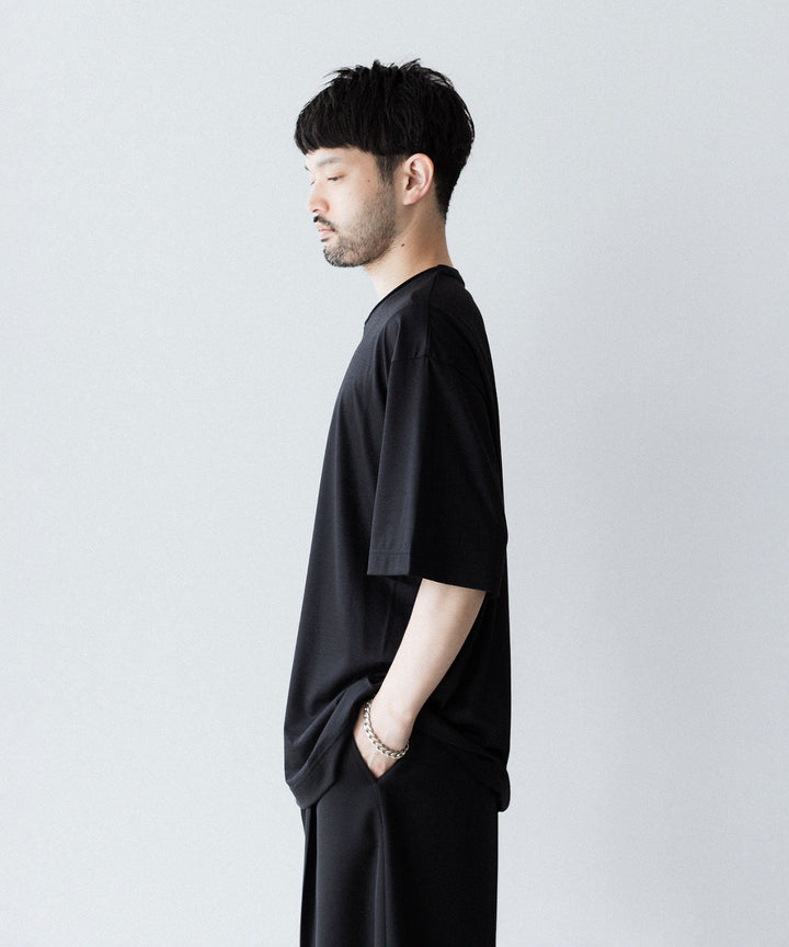 KANEMASA PHIL. カネマサフィル 36G WOOL S/S TEEのBLACK 公式通販サイトsession福岡セレクトショップ