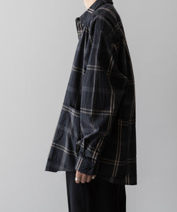 NEITHERS ネイダースのPHOTOGRAPHER L/S SHIRT - CHARCOAL GREY CHECKの公式通販サイトsession福岡セレクトショップ