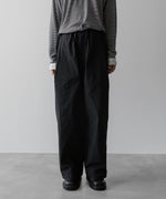 画像をギャラリービューアに読み込む, 【ANTHEM A】COTTON TWILL NO-BRAINER PANTS - BLACK
