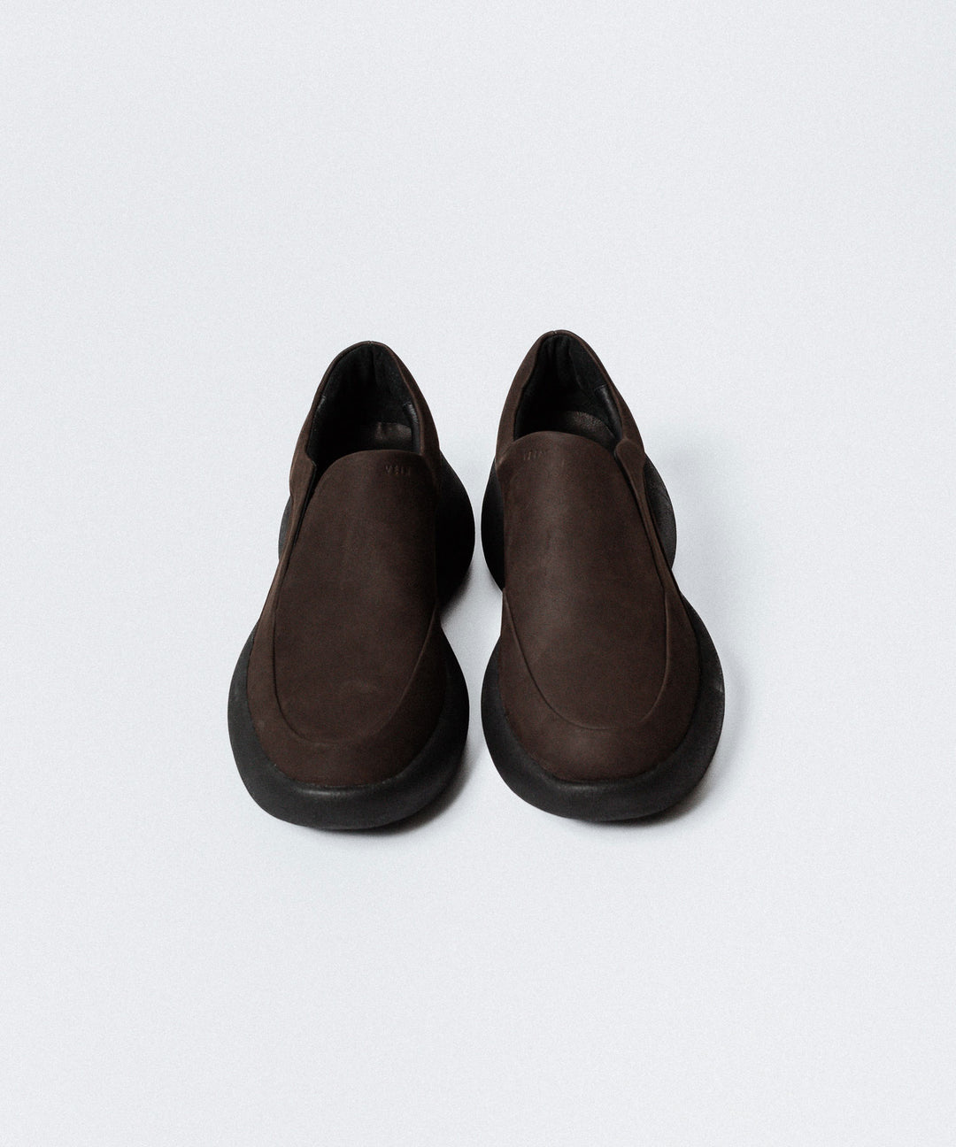 VEIN ヴェインのCOW LEATHER NUBUCK OVAL SOLE  TRAINER - BROWNの公式通販サイトsession福岡セレクトショップ