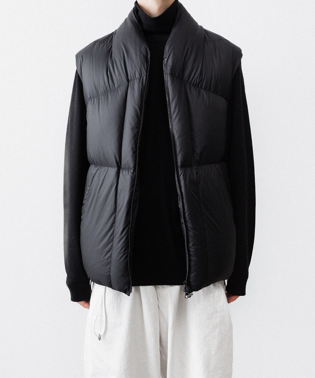 paratrait パラトレイトのMEMBRANE SHELL DOWN VTのBLACK公式通販サイトsession福岡セレクトショップ