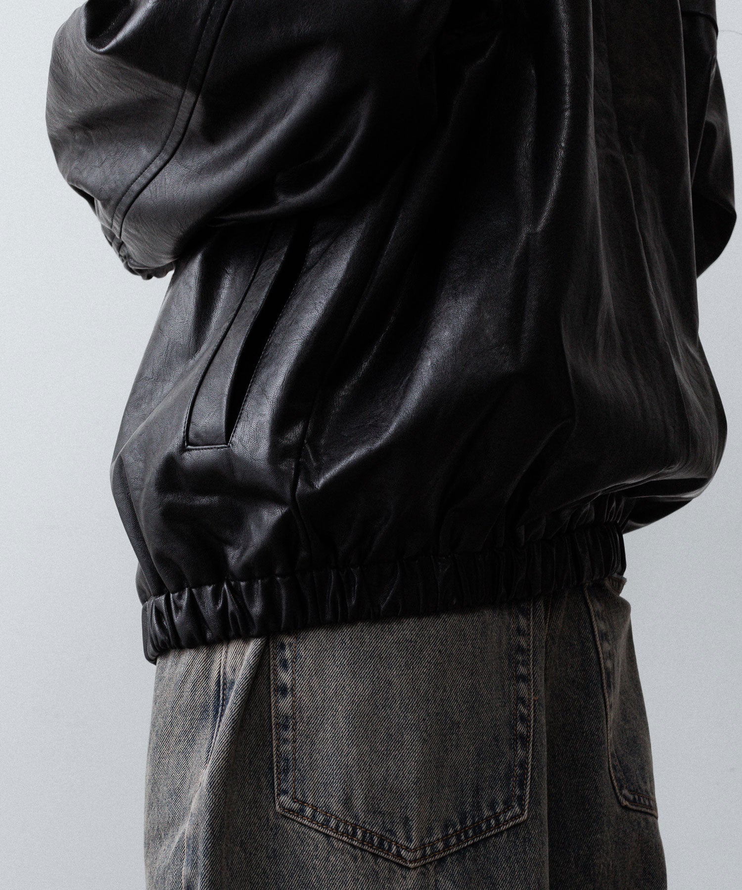 CODA -コーダのBLACK SYNTHETIC LEATHER CLUB JACKETのBLACK公式通販サイトsession福岡セレクトショップ