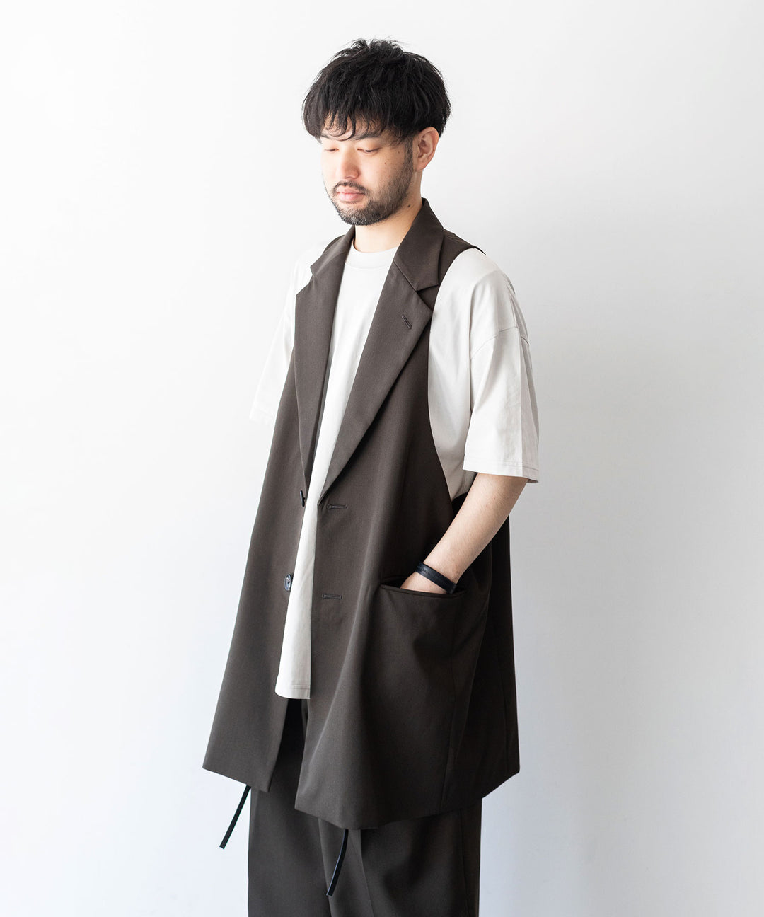 【stein】OVERSIZED LAPELED COMBINATION JACKET - MILITARY KHAKI シュタイン23aw sessionセッション福岡セレクトショップ 公式通販サイト