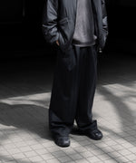 画像をギャラリービューアに読み込む, ssstein(シュタイン)のW/CA BEAVER EASY WIDE TROUSERS - BLACKの公式通販サイトsession福岡セレクトショップ
