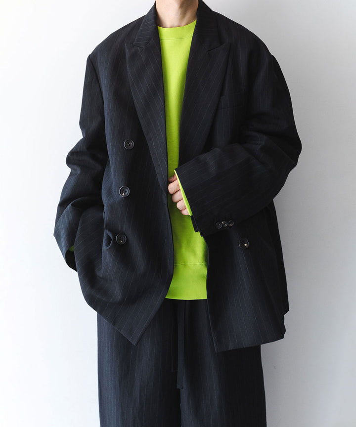 stein(シュタイン)の23AWコレクションOVERSIZED DOUBLE BREASTED JACKETのBLACK