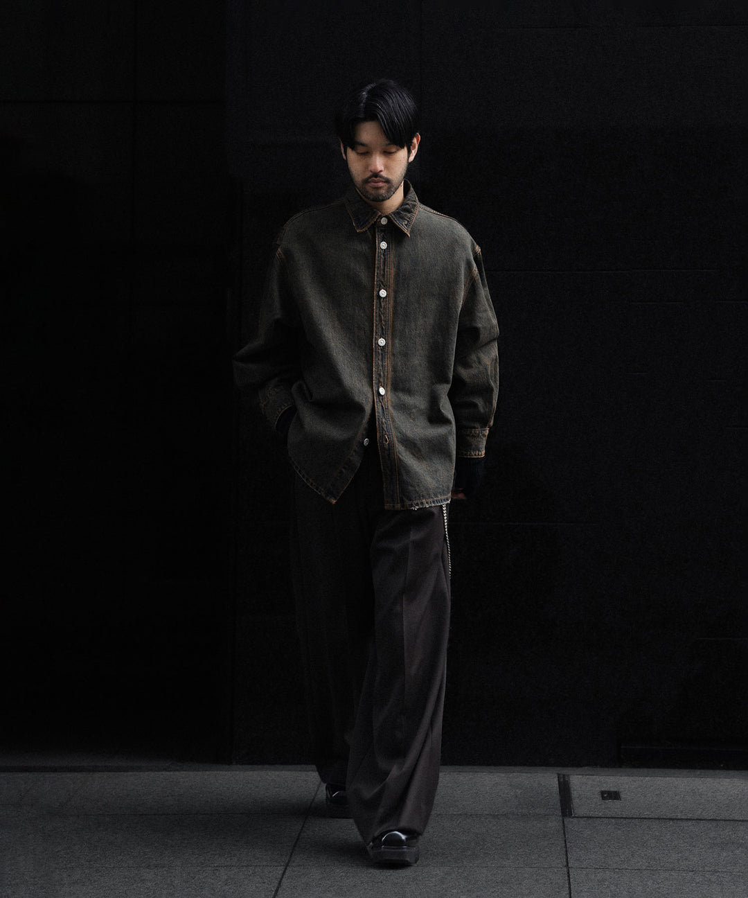 CODA コーダ BLACK BROWN WASH DENIM SHIRT JACKETのBLACK BROWN公式通販サイトsession福岡セレクトショップ