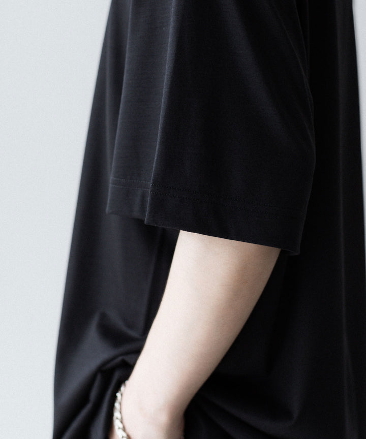 KANEMASA PHIL. カネマサフィル 36G WOOL S/S TEEのBLACK 公式通販サイトsession福岡セレクトショップ
