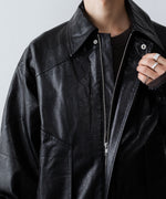画像をギャラリービューアに読み込む, CODA -コーダのBLACK SYNTHETIC LEATHER CLUB JACKETのBLACK公式通販サイトsession福岡セレクトショップ
