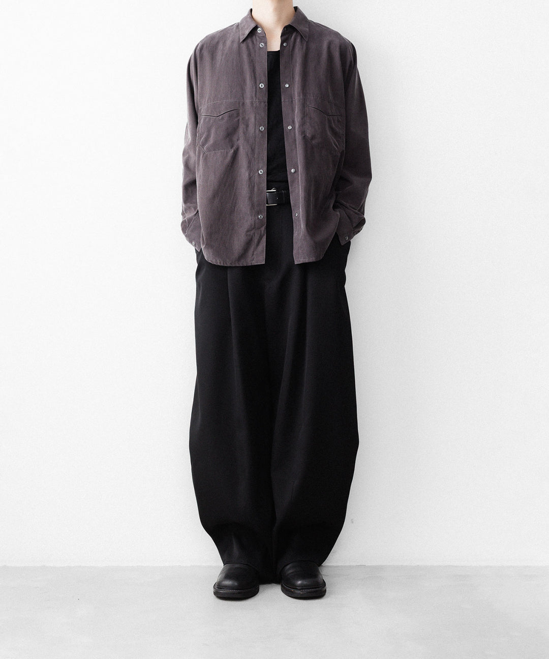 OPPOSE DUALITY-オポーズデュアリティのOFFICER SHIRT CXCのGRAY公式通販サイトsession福岡セレクトショップ