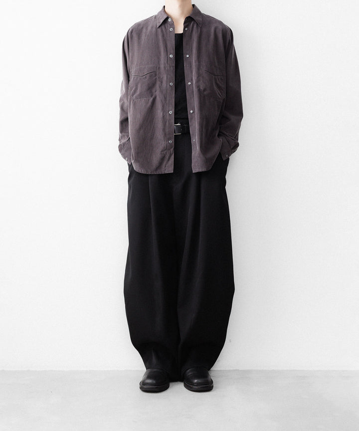 OPPOSE DUALITY-オポーズデュアリティのOFFICER SHIRT CXCのGRAY公式通販サイトsession福岡セレクトショップ