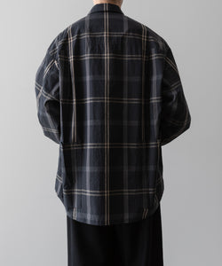 NEITHERS ネイダースのPHOTOGRAPHER L/S SHIRT - CHARCOAL GREY CHECKの公式通販サイトsession福岡セレクトショップ