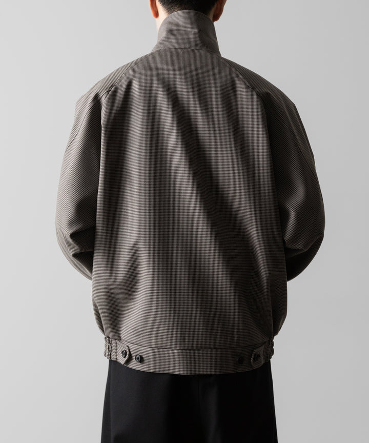 ssstein(シュタイン)のDOUBLE WEAVE HOUNDSTOOTH ZIP UP SHORT JACKET - HOUNDSTOOTHの公式通販サイトsession福岡セレクトショップ