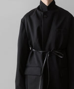 画像をギャラリービューアに読み込む, ssstein(シュタイン)の24AWコレクション OVERSIZED SINGLE BREASTED LONG JACKET - BLACK 公式通販サイトsession福岡セレクトショップ
