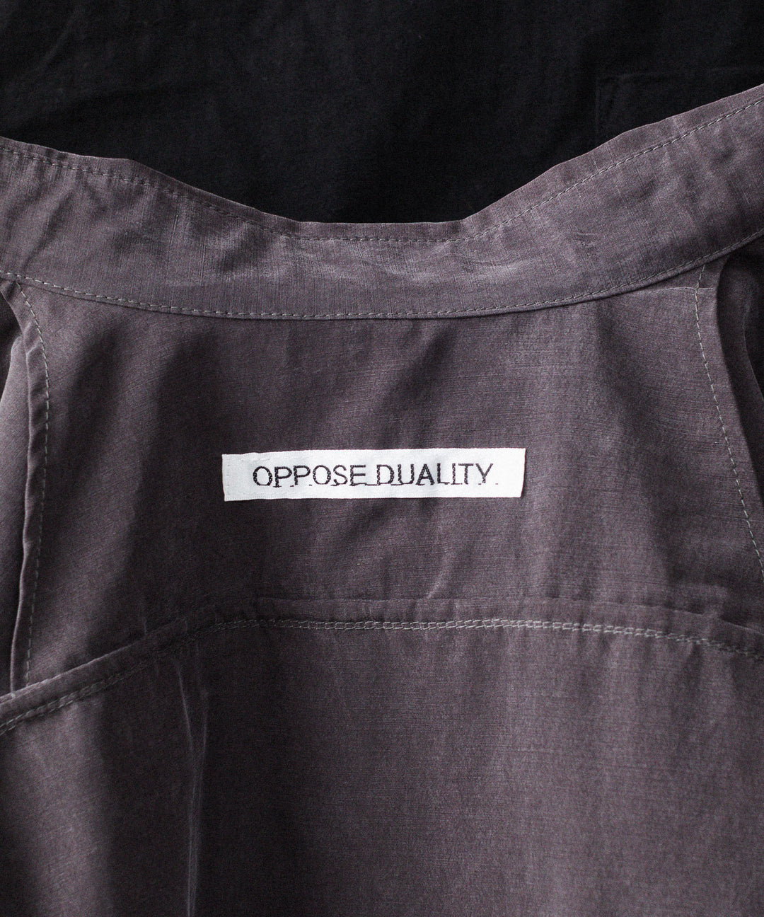 OPPOSE DUALITY-オポーズデュアリティのOFFICER SHIRT CXCのGRAY公式通販サイトsession福岡セレクトショップ