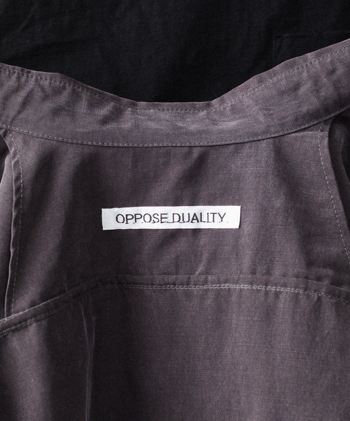 OPPOSE DUALITY-オポーズデュアリティのOFFICER SHIRT CXCのGRAY公式通販サイトsession福岡セレクトショップ