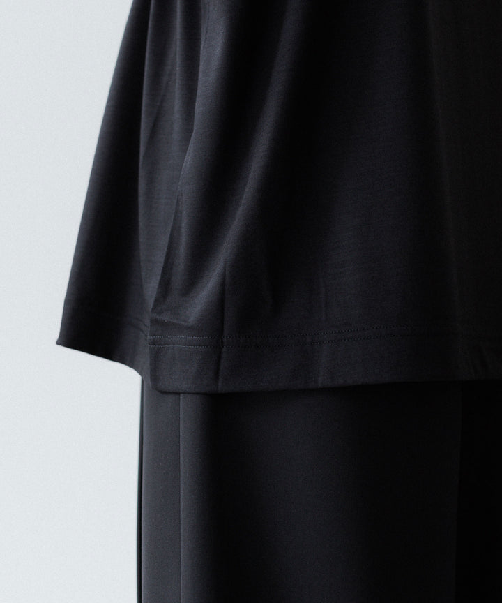 KANEMASA PHIL. カネマサフィル 36G WOOL S/S TEEのBLACK 公式通販サイトsession福岡セレクトショップ