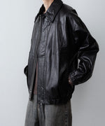 画像をギャラリービューアに読み込む, CODA -コーダのBLACK SYNTHETIC LEATHER CLUB JACKETのBLACK公式通販サイトsession福岡セレクトショップ
