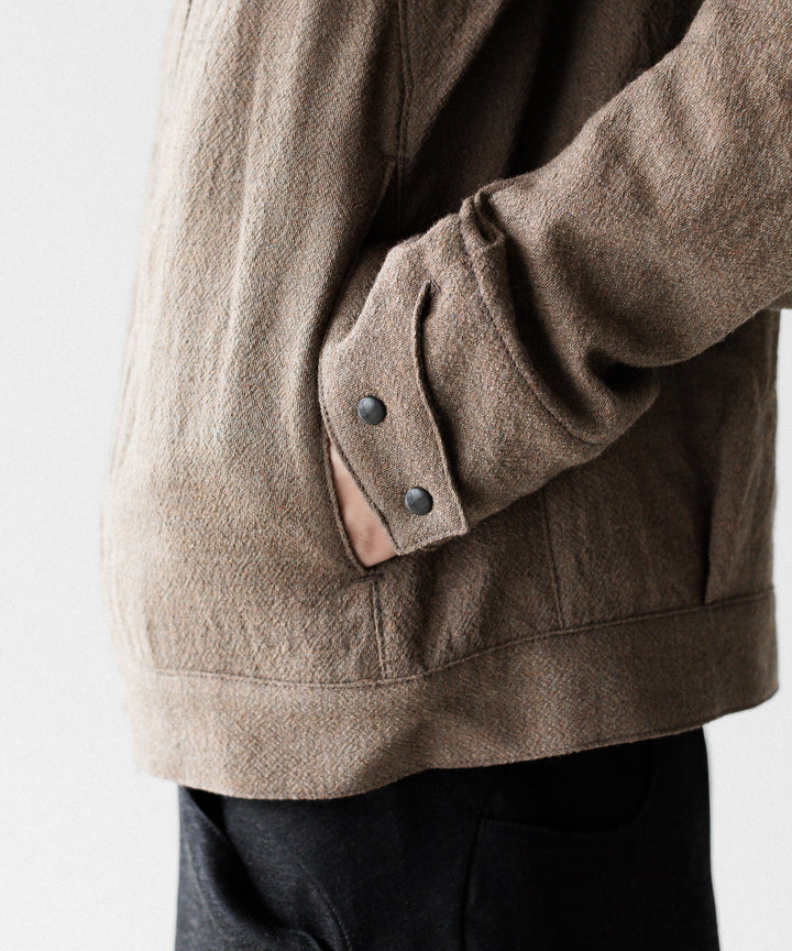 OPPOSE DUALITY オポーズデュアリティの６POCKET PANEL WOOL JACKETのBEIGE公式通販サイトsession福岡セレクトショップ