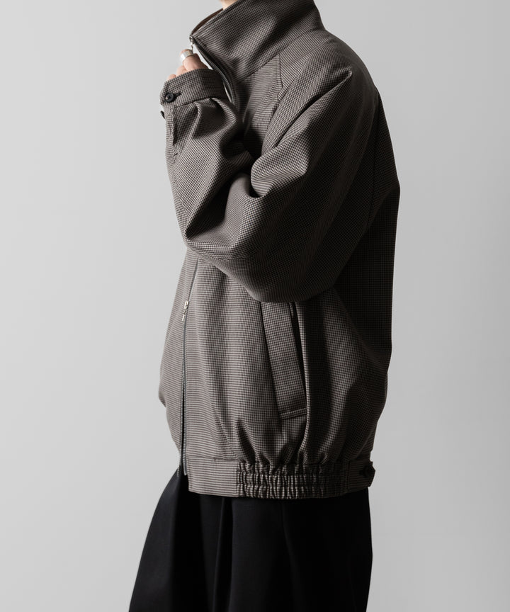 ssstein(シュタイン)のDOUBLE WEAVE HOUNDSTOOTH ZIP UP SHORT JACKET - HOUNDSTOOTHの公式通販サイトsession福岡セレクトショップ