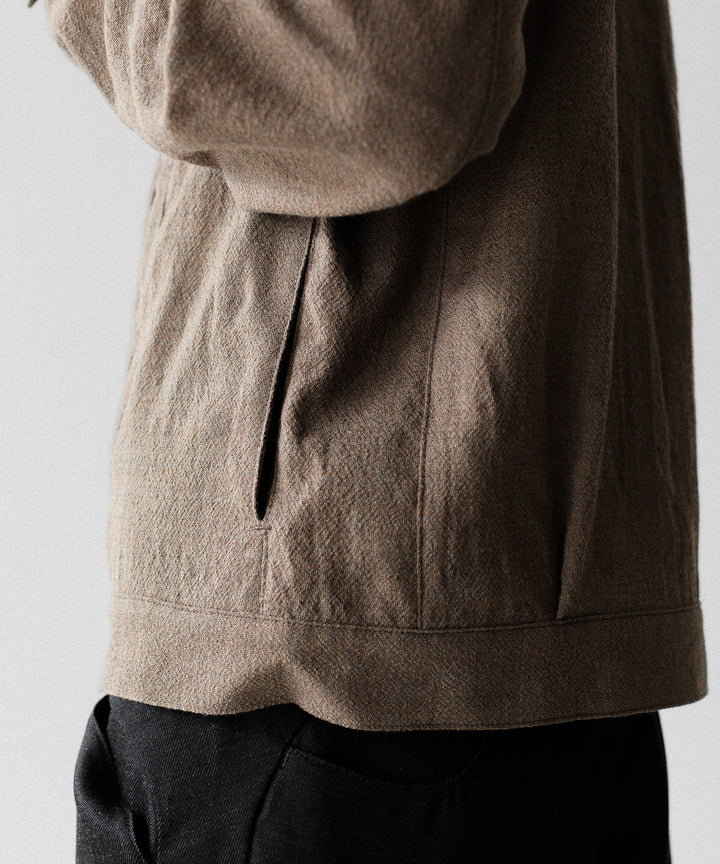 OPPOSE DUALITY オポーズデュアリティの６POCKET PANEL WOOL JACKETのBEIGE公式通販サイトsession福岡セレクトショップ