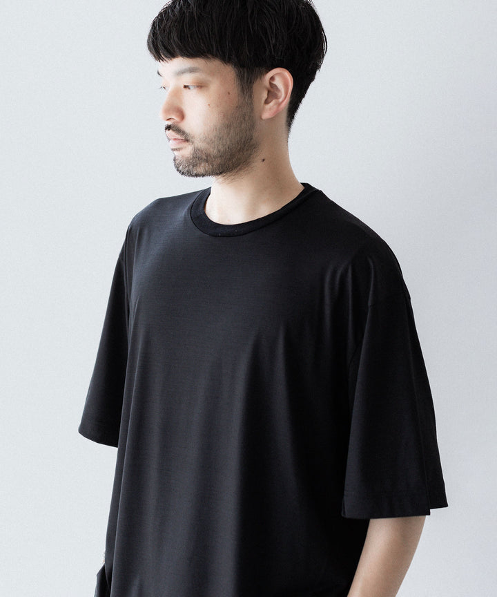 KANEMASA PHIL. カネマサフィル 36G WOOL S/S TEEのBLACK 公式通販サイトsession福岡セレクトショップ